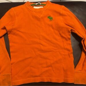 Abercrombie Kids Orange Long Sleeve Tee